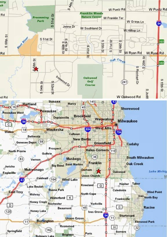 Find the best in diesel performance products and service in Franklin Wisconsin serving the Midwest, shipping online throughout the US Diesel and fuel injector parts and service in Franklin Wisconsin location map